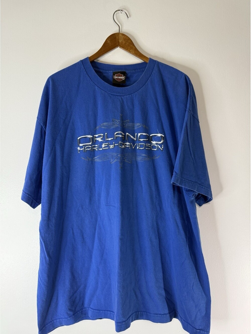 Harley-Davidson Blue Orlando Florida Shirt Men’s XXL Short Sleeve